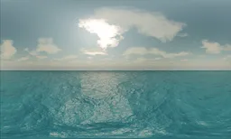 Tropical Turquoise Ocean Day