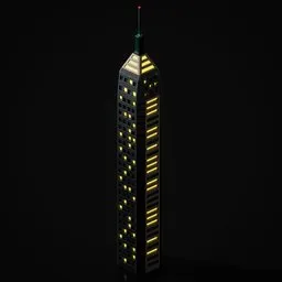 tapered roof Skycraper