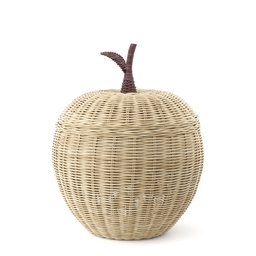 Apple wicker basket