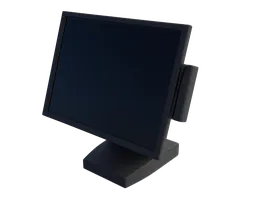 Commercial computer screen with card reader