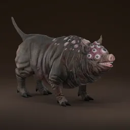Maneater Pig - Rigged