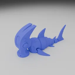 Hammerhead Shark Articulated