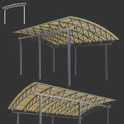 Canopy Arched Steel