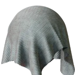 High-resolution PBR dirty gray fabric material for 3D rendering in Blender and other software.