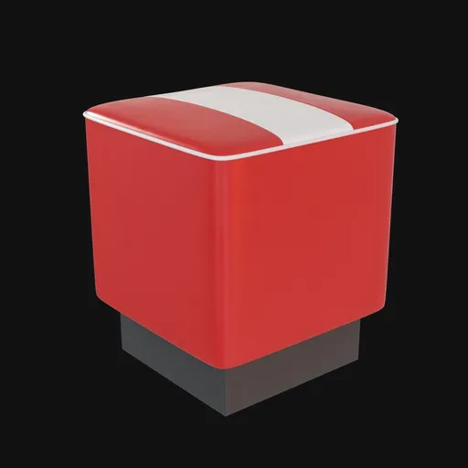 Retro Diner Ottoman