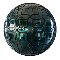 Colored Glass Old Window