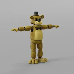 Golden freddy IK Rigged