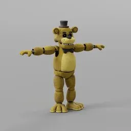 Golden freddy IK Rigged
