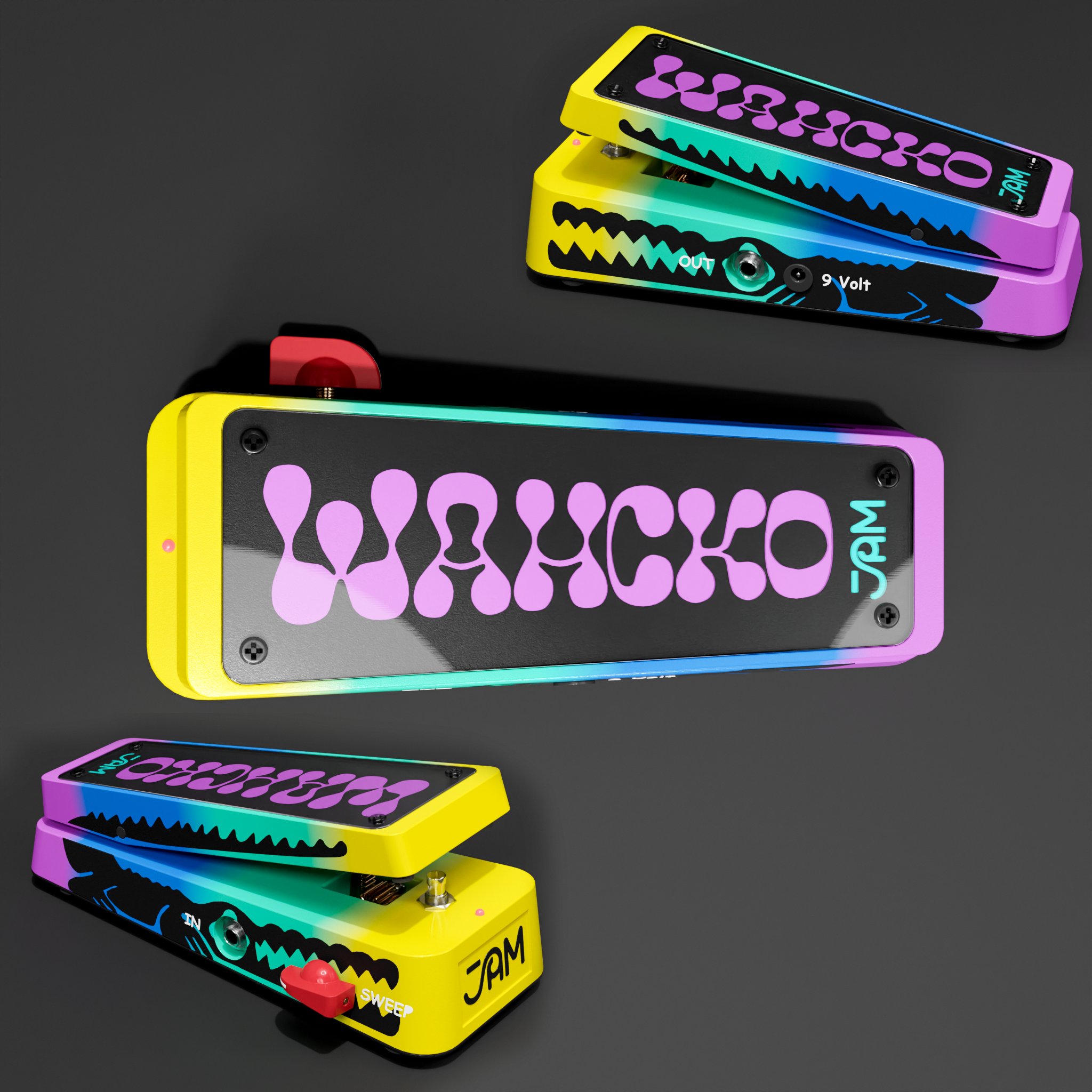 Jam Pedals Wahcko Wah Wah Pedal, FREE 3D Instruments models