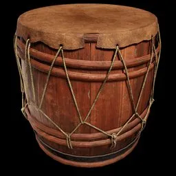 Drum made from an old barrel