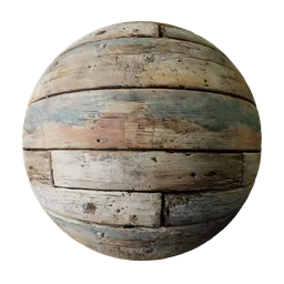 Weathered old wooden beams