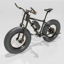 Fatbike polar bear