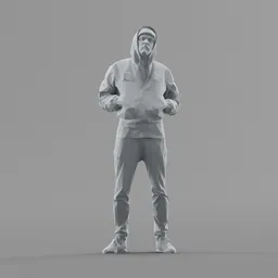 Lowpoly Male Standing