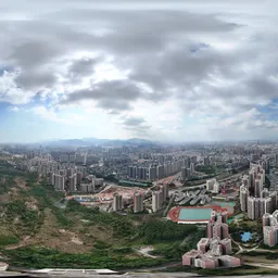 Green tree mountain cloud bluesky