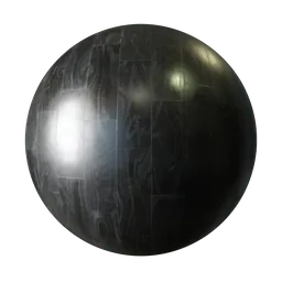 Laminated Wood Tiles Black