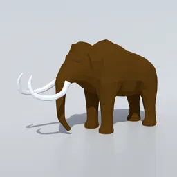 Low Poly Mammoth