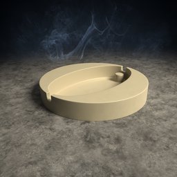 "Find the perfect 3D Ashtray model for your restaurant or bar with BlenderKit. This white ashtray features a smoke effect and is meticulously detailed. Inspired by Lars Jonson Haukaness, this 2022 model is perfect for any 3D design project."