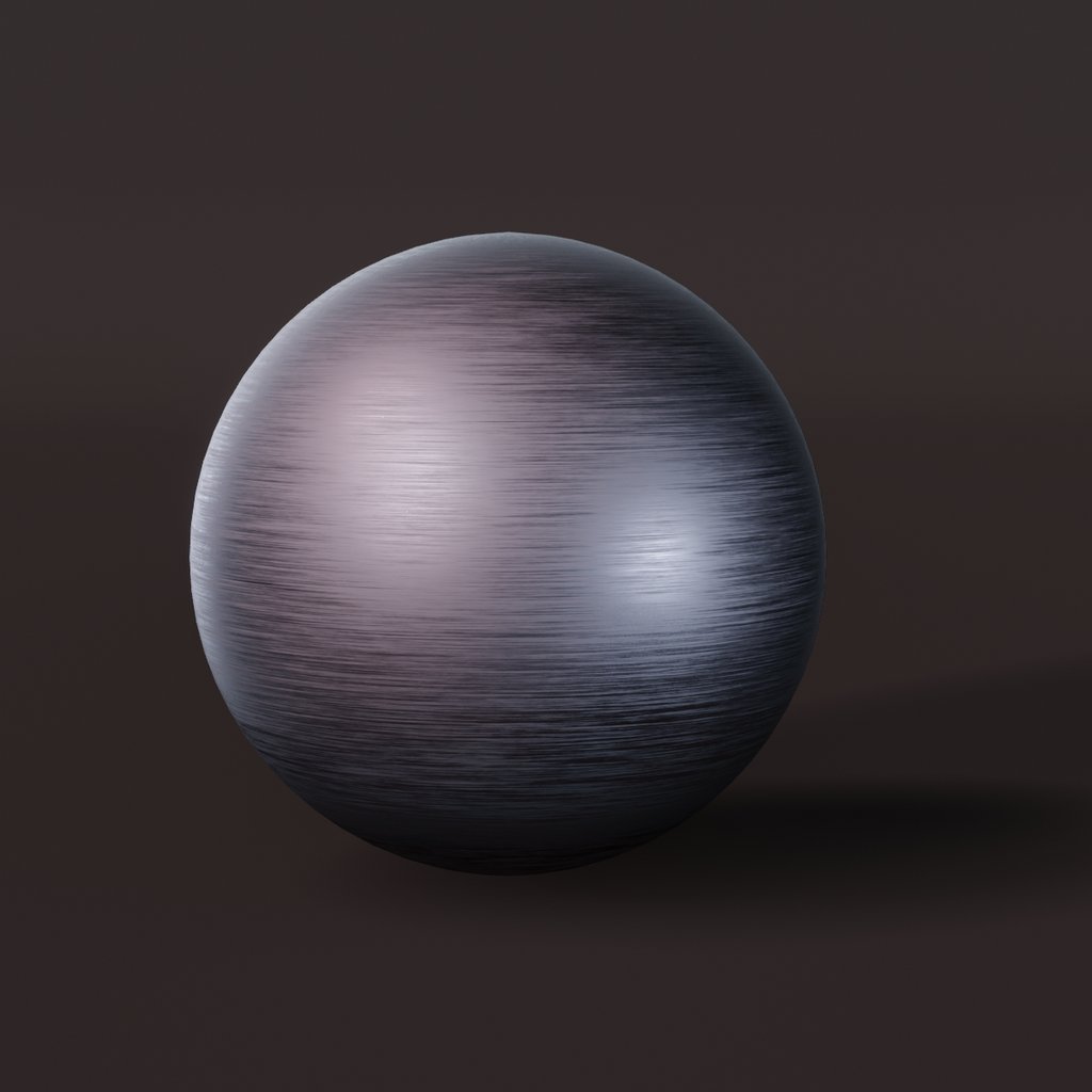 BlenderKit Download the FREE Brushed metal material