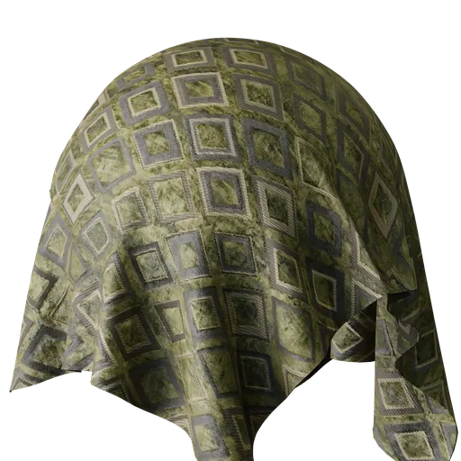 Graphical Green Velvet
