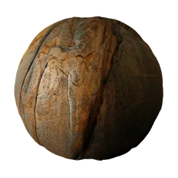 High-resolution 2K PBR stone texture suitable for Blender 3D and other 3D applications, featuring natural tiling and realistic displacement.