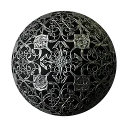 Ornamental Filigree Silver