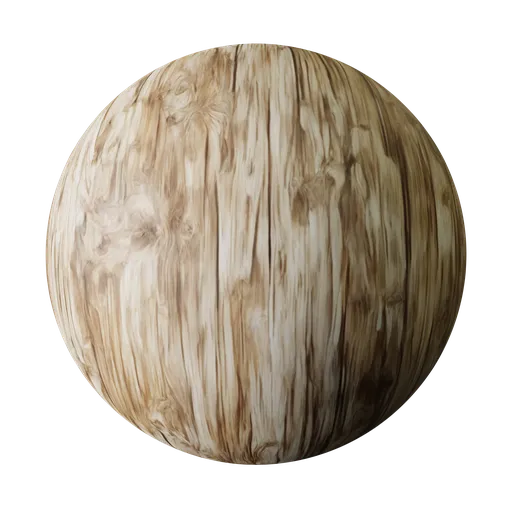High-resolution PBR Pine Wood Grain texture suitable for 3D Blender material usable in flooring and furniture modeling.