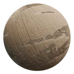 High-resolution PBR cardboard texture for Blender 3D artists, suitable for realistic paper materials in digital modeling.
