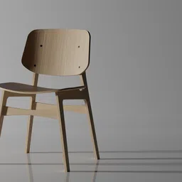 Søborg Wood Base Chair