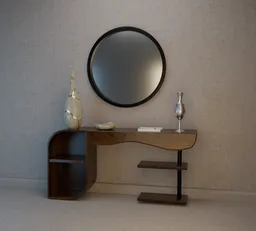 Console and mirror