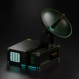Sci-fi communication dish