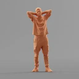 Lowpoly Male Standing
