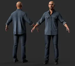 Urban Male NPC – Casual & Smart Casual