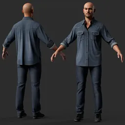 Urban Male NPC – Casual & Smart Casual