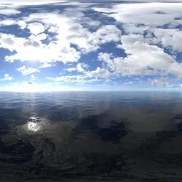 Morning cloud sunshine