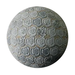 High-resolution old road pavement texture with realistic sand-filled cracks suitable for Blender 3D PBR material mapping.