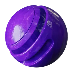 Crystal purple glass