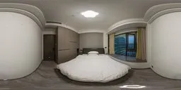 Master bedroom at night