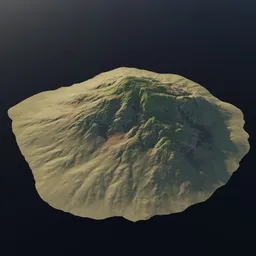 Green Ground Rocky Terrain