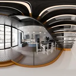 Modern Loft Kitchen Interior