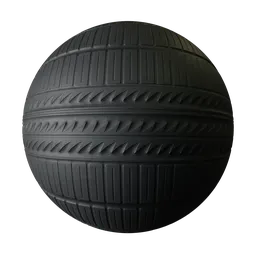 Clean Angled Rib Sport Tire Rubber