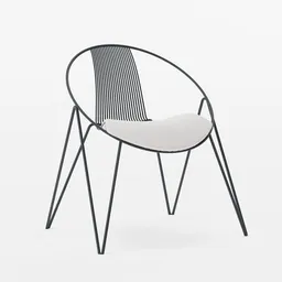 Madame O Outdoor Chair Anthracite