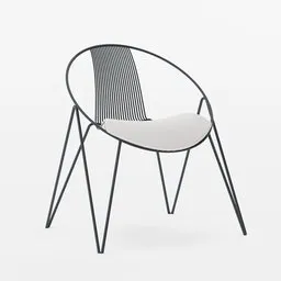 Madame O Outdoor Chair Anthracite