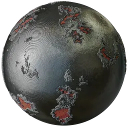 Realistic Rusty Metal Shader Procedural