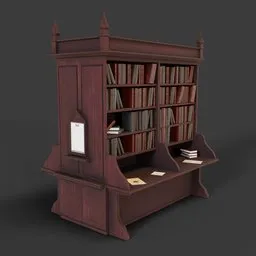 Hogwarts bookcase