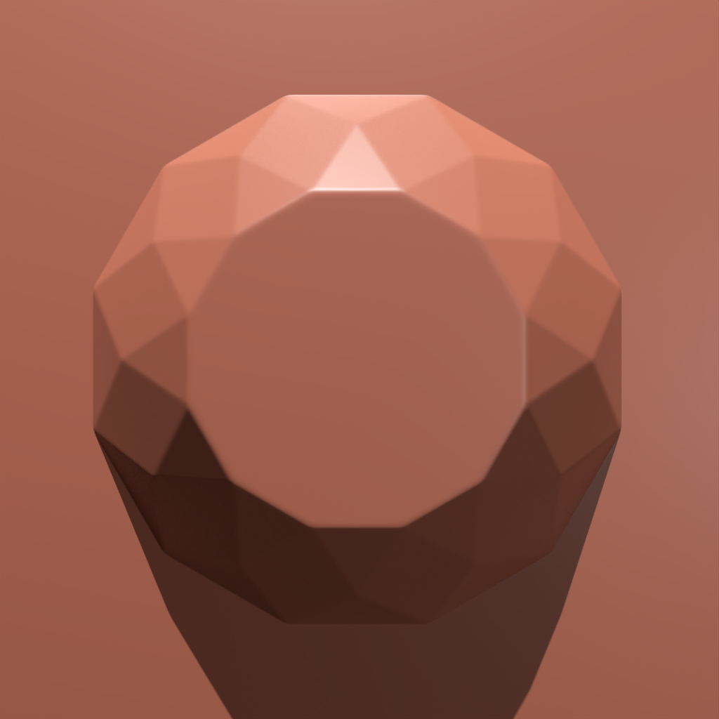 Round Gem Brush 03 3D geometric brushes BlenderKit