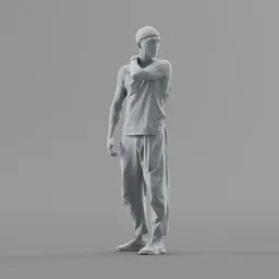 Lowpoly Male Standing
