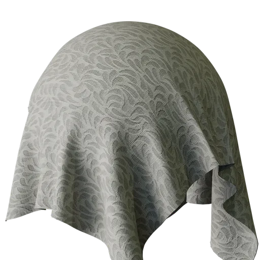 Leaves Grey Jacquard