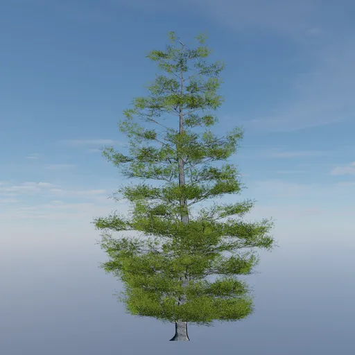Evergreen Tree Alpha Plane 1