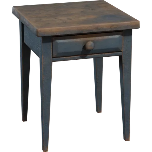 Painted Wooden Nightstand