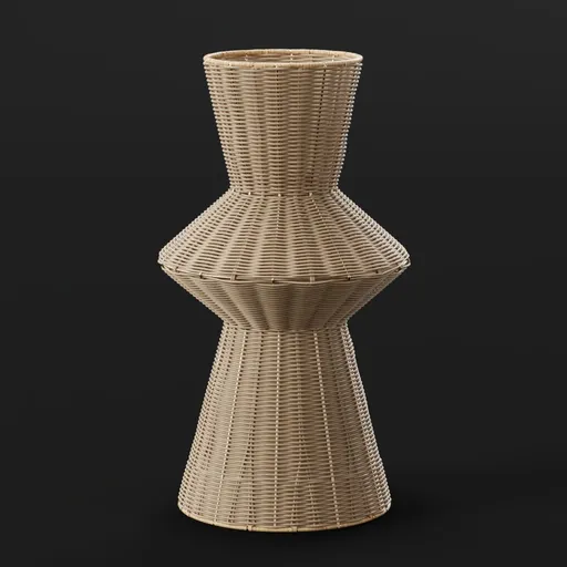 Wicker Decorative Basket Stand